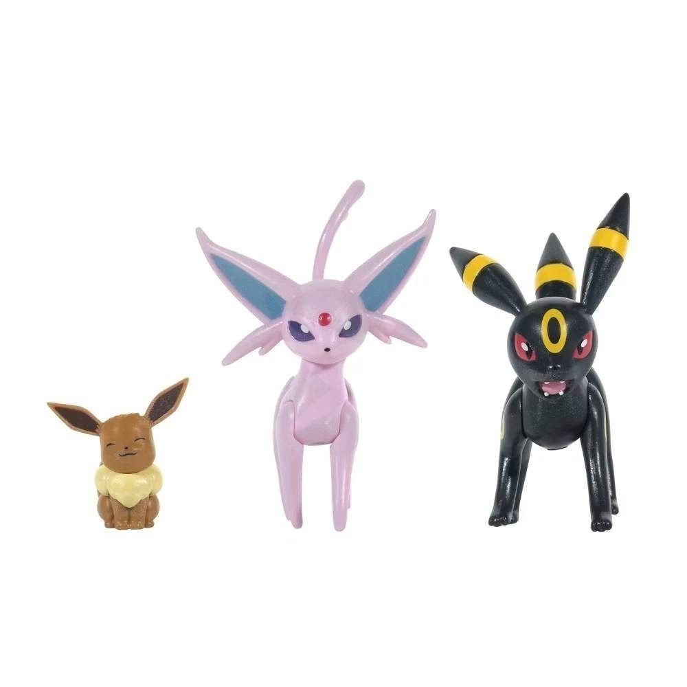 Pokemon Select Eevee Espeon Umbreon 3" Evolution 3-Pack Battle Figures 2025